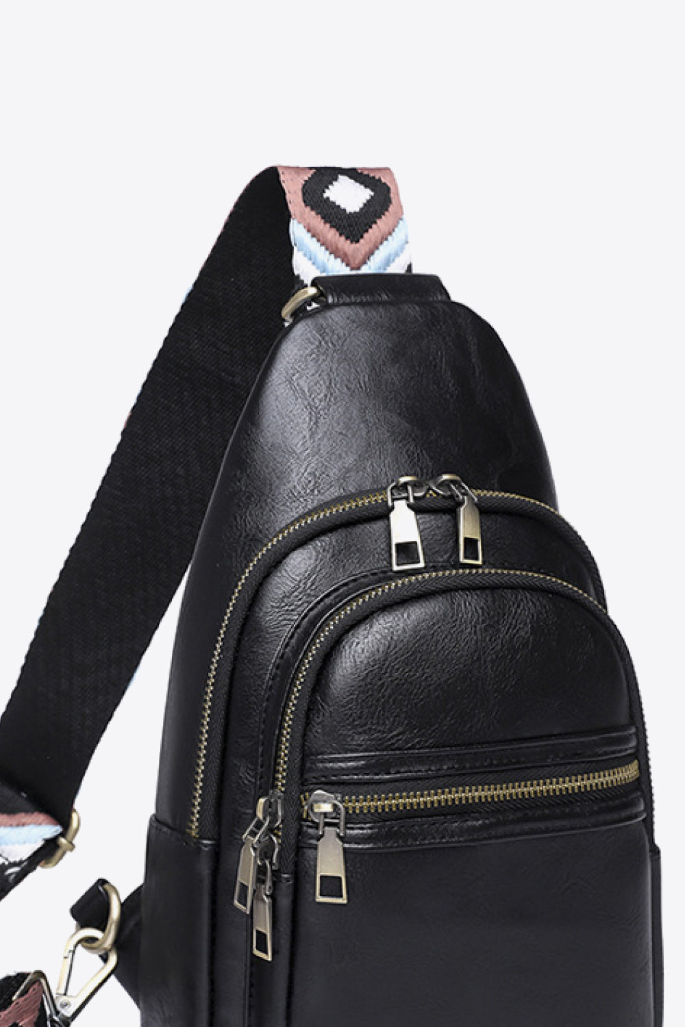 Adored It's Your Time Faux Leather Sling Bag