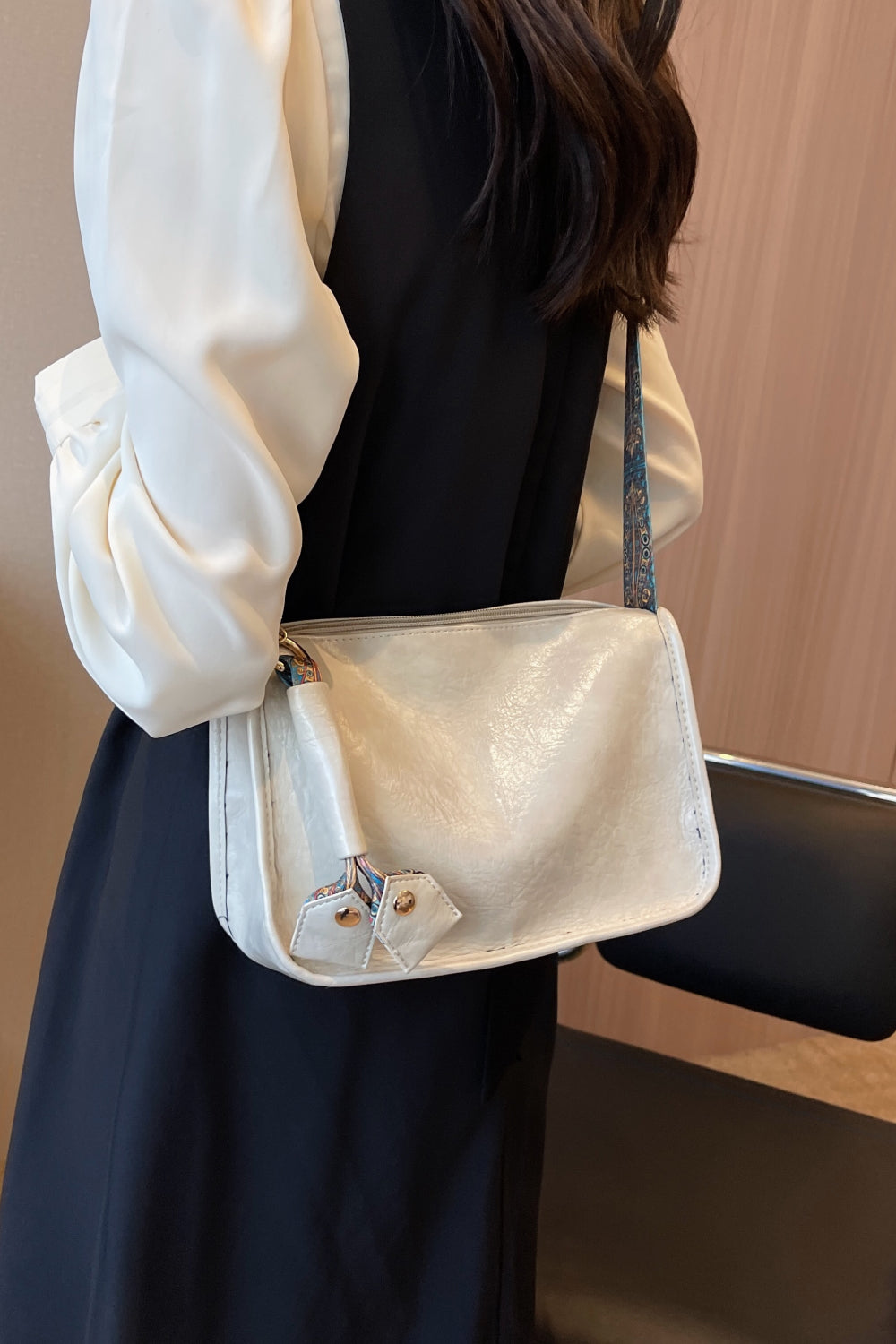 Adored Faux Leather Small Shoulder Bag